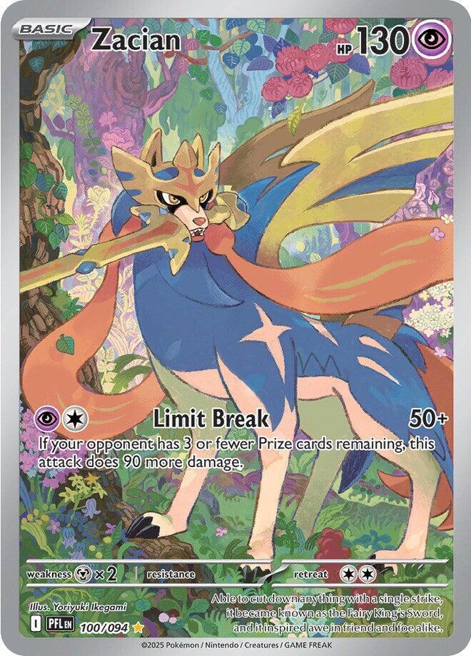 Zacian-100/094-ME02: Phantasmal Flames (PFL)