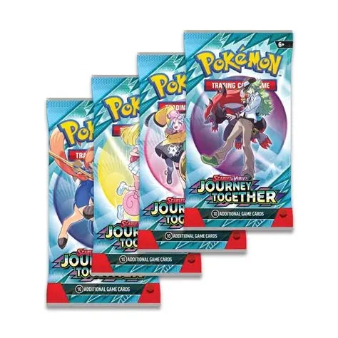 Journey Together Booster Pack Art Bundle [Set of 4] - SV09: Journey Together (JTG)
