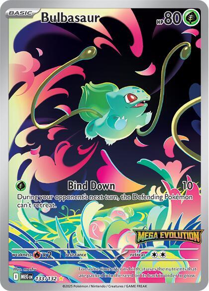 Bulbasaur-133/132 (Mega Evolution Stamped)-ME01: Mega Evolutions (MEG)