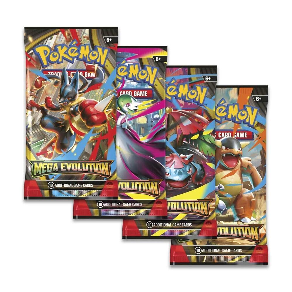 Mega Evolution Booster Pack Art Bundle [Set of 4] - ME01: Mega Evolution (MEG)