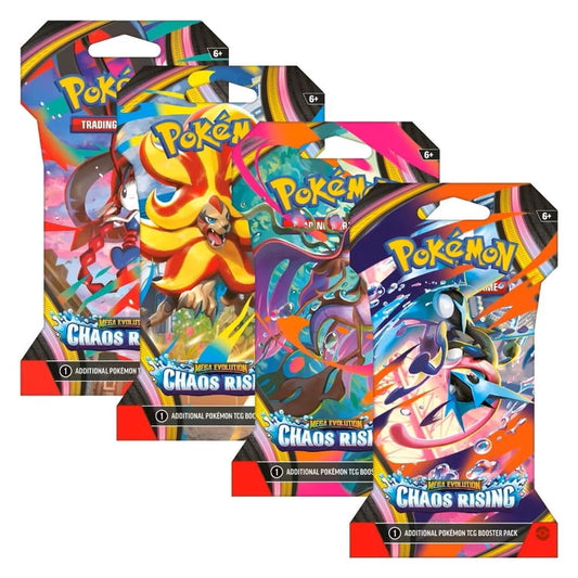 Chaos Rising Sleeved Booster Pack Art Bundle [Set of 4] - ME04: Chaos Rising (CRI)