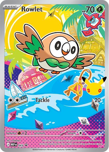 Rowlet-043- ME: Mega Evolution Promo (MEP)