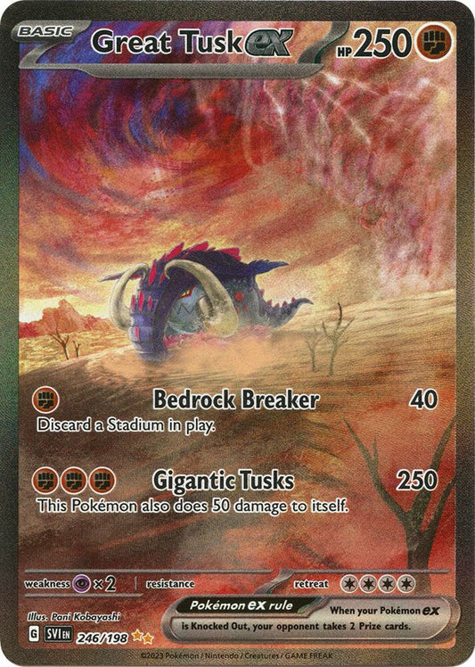 Great Tusk ex-246/198-SV01: Scarlet & Violet (SVI)