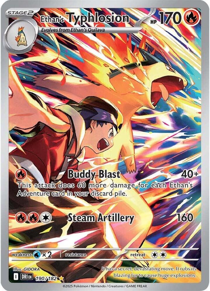Ethan's Typhlosion-190/182-SV10: Destined Rivals (DRI)