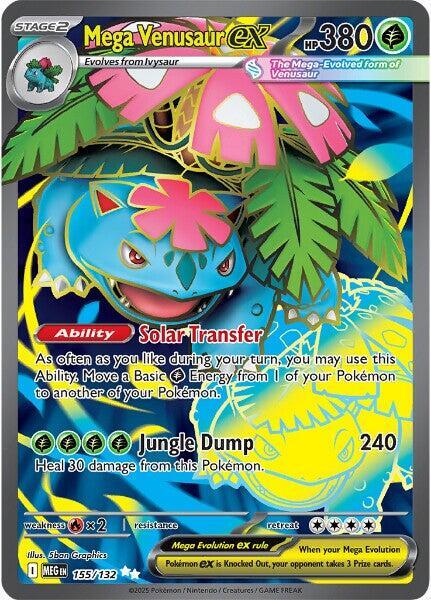Mega Venusaur ex-155/132-ME01: Mega Evolution (MEG)